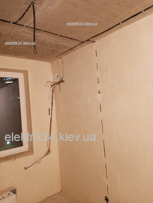 Электромонтаж проводки под кондиционер